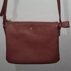 (free with purchase) Lauren Conrad Blush Crossbody Purse with Adjustable Strap